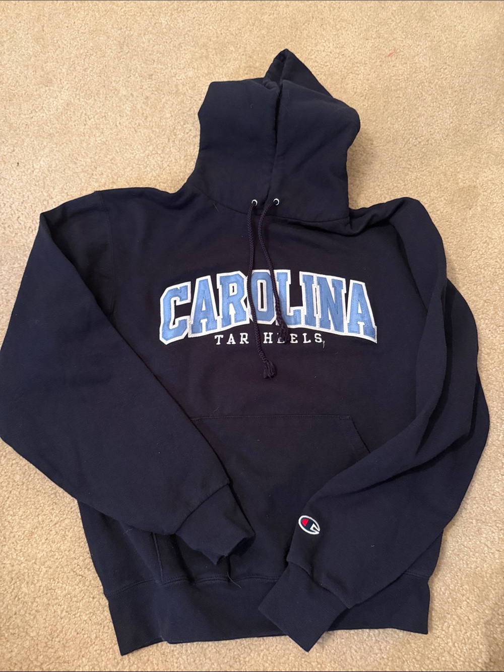 Champion Carolina Tar Heels Hooded Sweatshirt UNC University of North Carolina